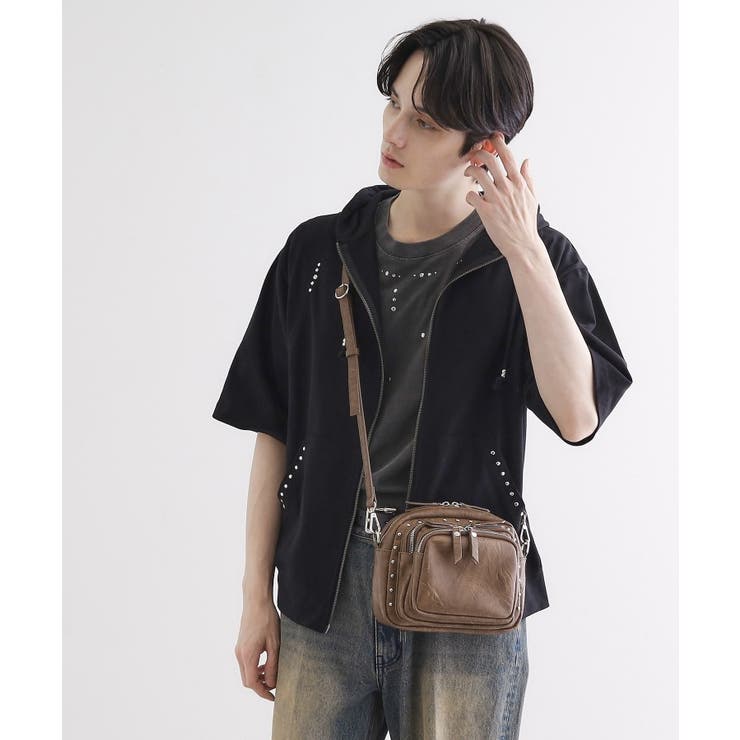 【スタッズシリーズ】ショルダーバッグ | tk.TAKEO KIKUCHI | 詳細画像2 