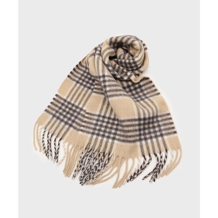 ベージュ(252) | アソートボリュームシャギーマフラー | tk.TAKEO KIKUCHI