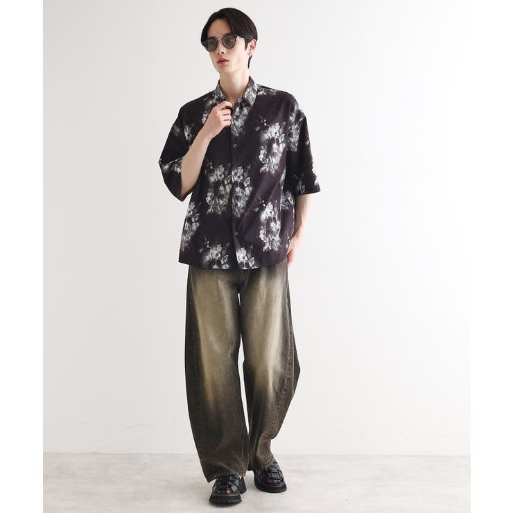 【WEB限定】無地/花柄アソートドレープ半袖シャツ | tk.TAKEO KIKUCHI | 詳細画像24 