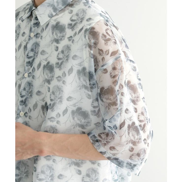 シアーフラワーシャツ | tk.TAKEO KIKUCHI | 詳細画像18 