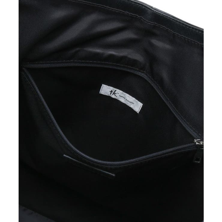 【牛革使用】リアルレザートラペゾイドバッグ | tk.TAKEO KIKUCHI | 詳細画像11 