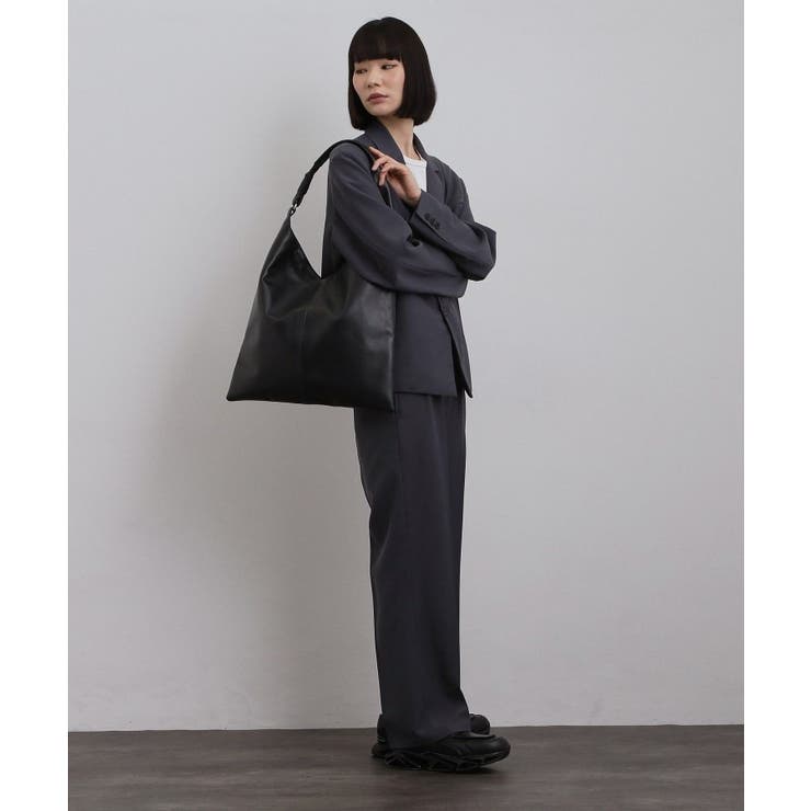 【牛革使用】リアルレザートラペゾイドバッグ | tk.TAKEO KIKUCHI | 詳細画像5 