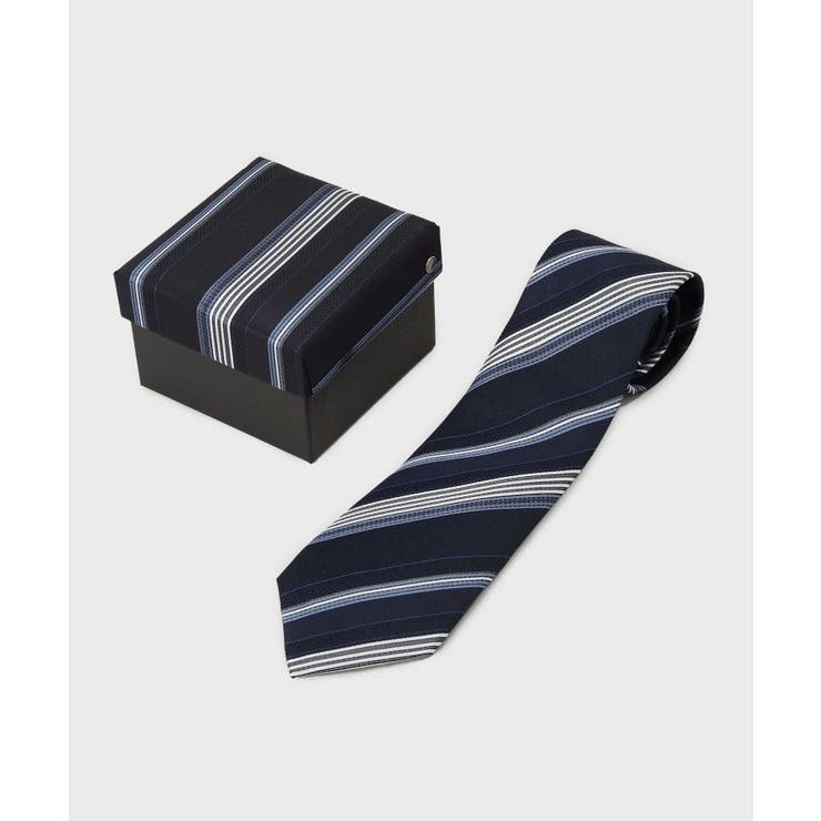 ネイビー(394) | 【ボックス付き】シルクネクタイ | tk.TAKEO KIKUCHI