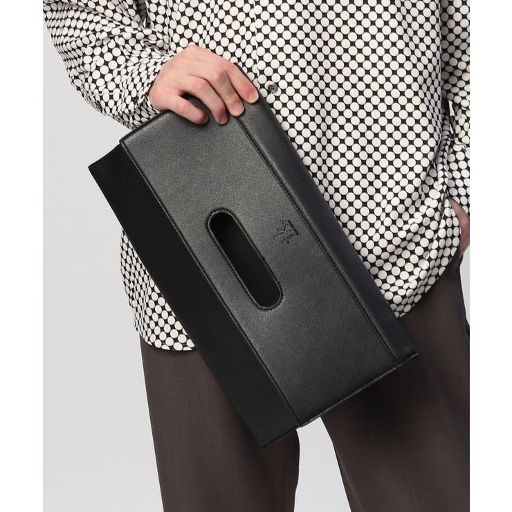 【WEB限定】レザー調クラッチバッグ | tk.TAKEO KIKUCHI | 詳細画像7 