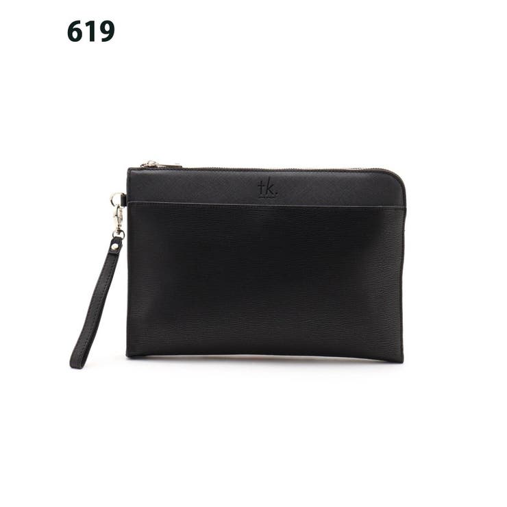 レザー調ジップクラッチバッグ | tk.TAKEO KIKUCHI | 詳細画像9 