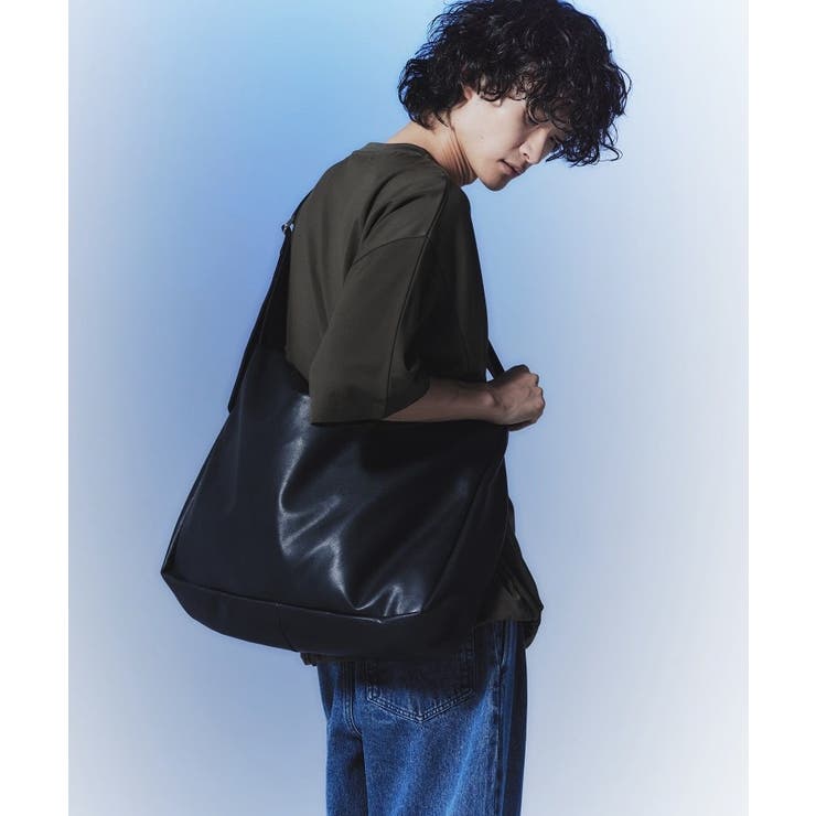 ルーズビッグショルダーバッグ／たすき掛け／ビッグ／A4サイズ収納可能 | tk.TAKEO KIKUCHI | 詳細画像39 