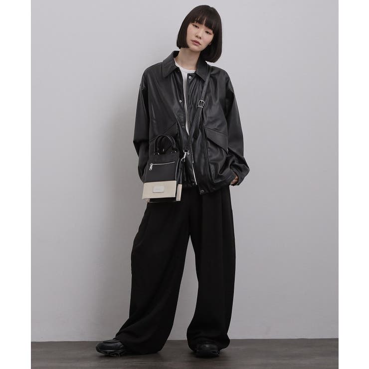 ツートンミニZIPショルダーバッグ | tk.TAKEO KIKUCHI | 詳細画像24 