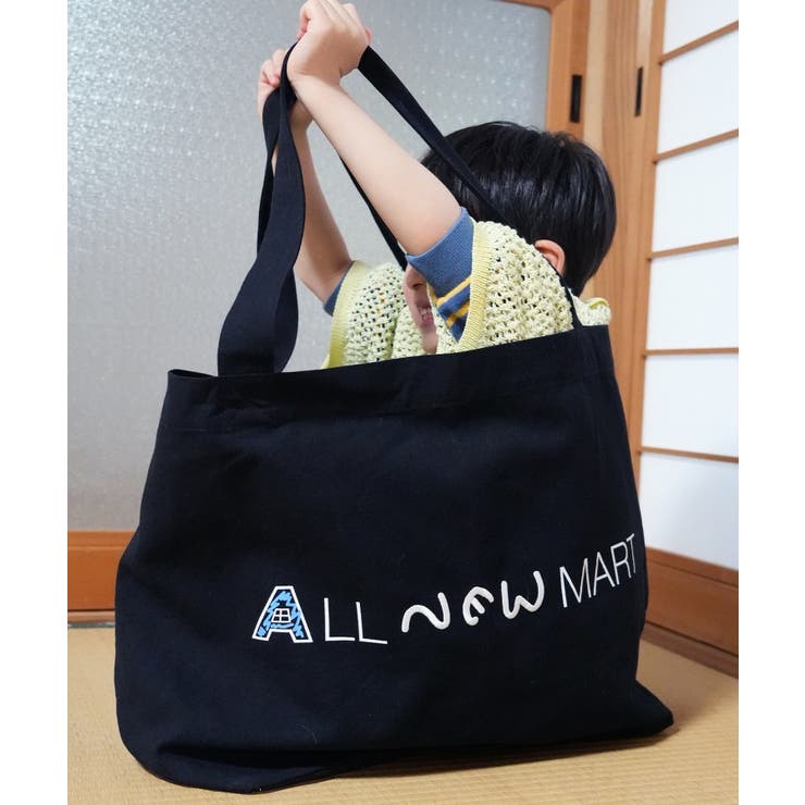 ブラック(019) | ALL NEW MART ビッグトートバッグ | ALL NEW MART