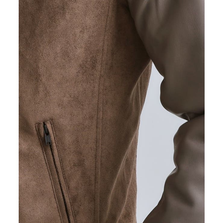 シングルレザー調ブルゾン | tk.TAKEO KIKUCHI | 詳細画像12 