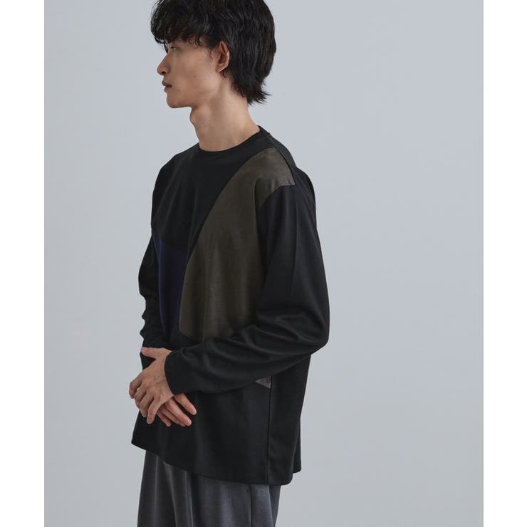 ブロックシャドー切替カットソー | tk.TAKEO KIKUCHI | 詳細画像5 