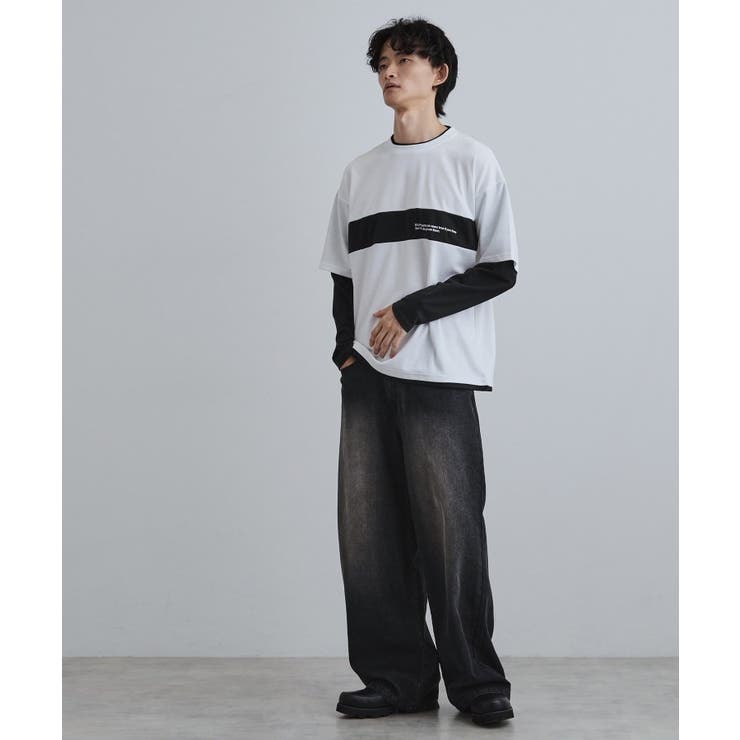 フェイクレイヤードカットソー | tk.TAKEO KIKUCHI | 詳細画像3 