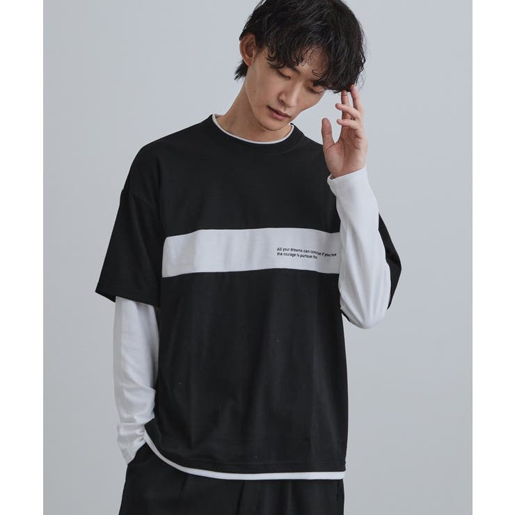 フェイクレイヤードカットソー | tk.TAKEO KIKUCHI | 詳細画像5 