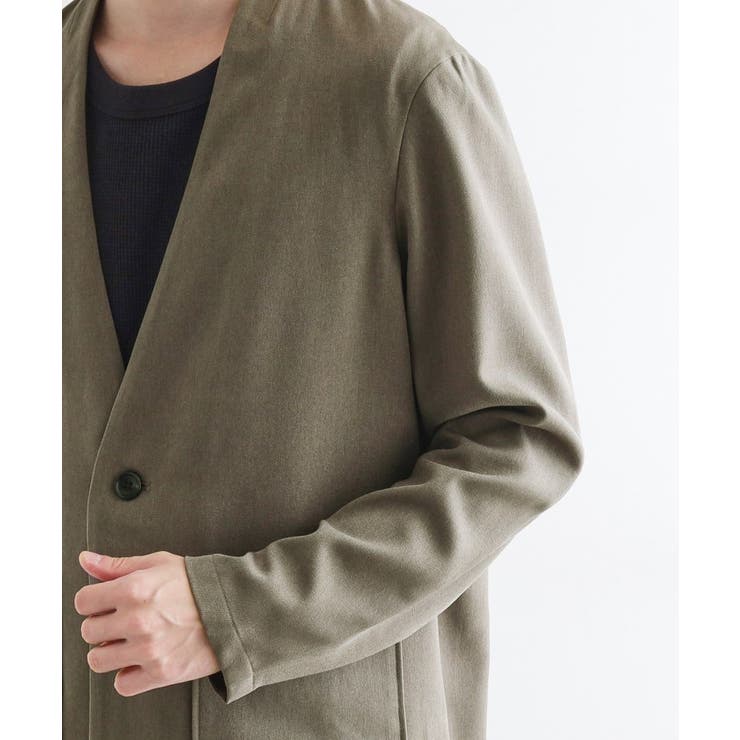 【セットアップ対応】ポリツイルノーカラージャケット | tk.TAKEO KIKUCHI | 詳細画像17 