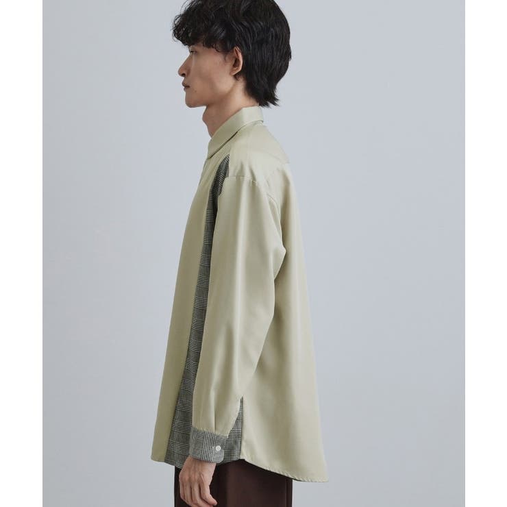 グレンチェック切替シャツ | tk.TAKEO KIKUCHI | 詳細画像14 