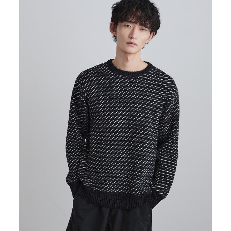 ブラック(019) | バーズアイモールニット | tk.TAKEO KIKUCHI