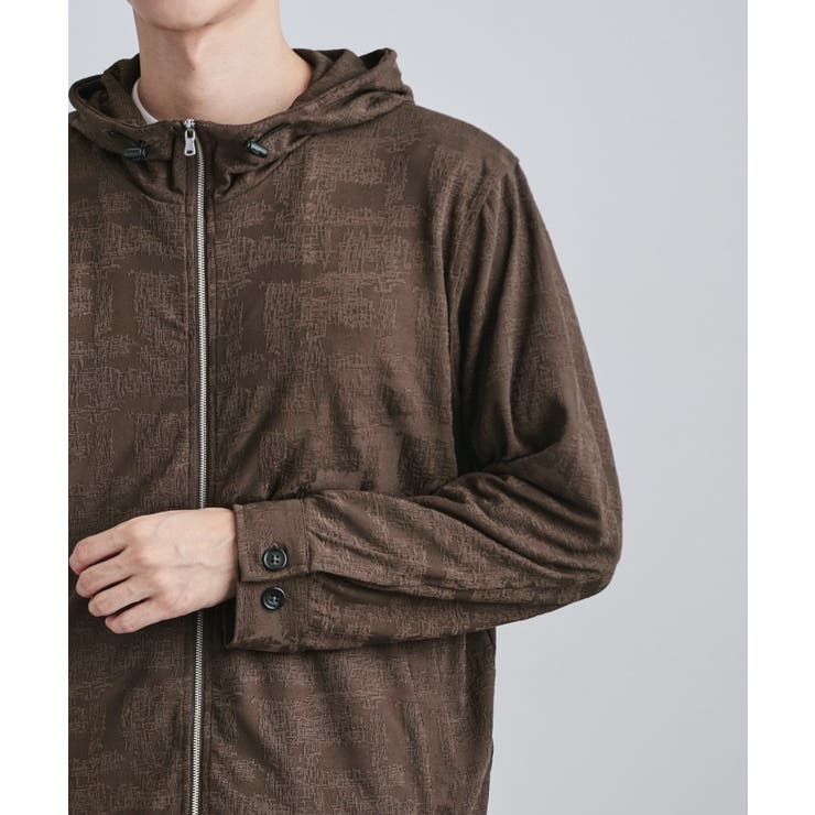 ジャカードジップパーカー | tk.TAKEO KIKUCHI | 詳細画像18 