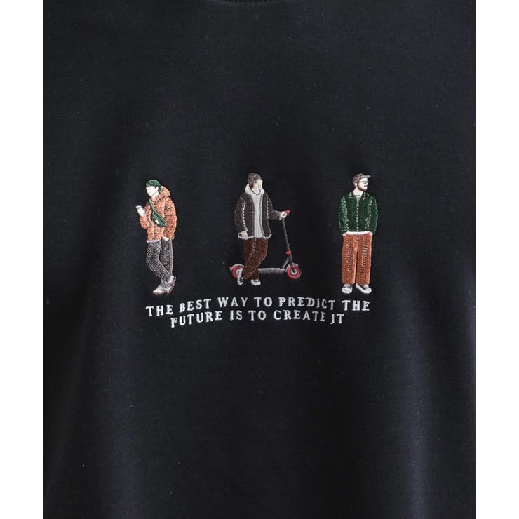 ピープル刺繍スウェット | tk.TAKEO KIKUCHI | 詳細画像8 