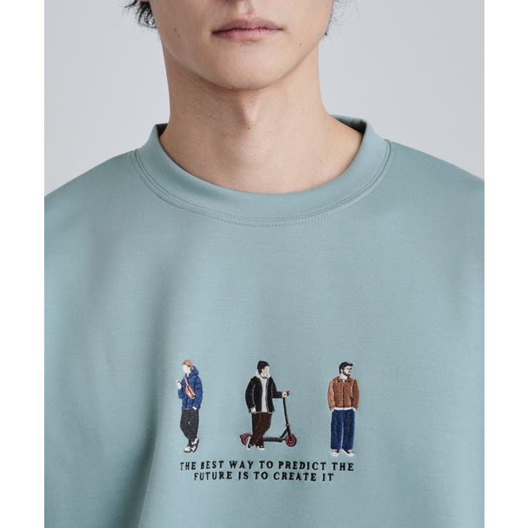 ピープル刺繍スウェット | tk.TAKEO KIKUCHI | 詳細画像16 