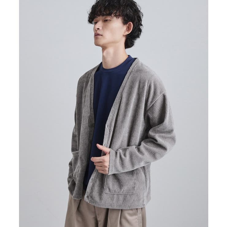 モールニットソーVカーディガン | tk.TAKEO KIKUCHI | 詳細画像1 