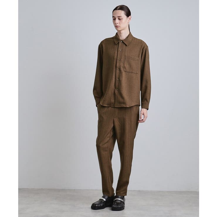 ウール調へリンボンシャツ | tk.TAKEO KIKUCHI | 詳細画像7 