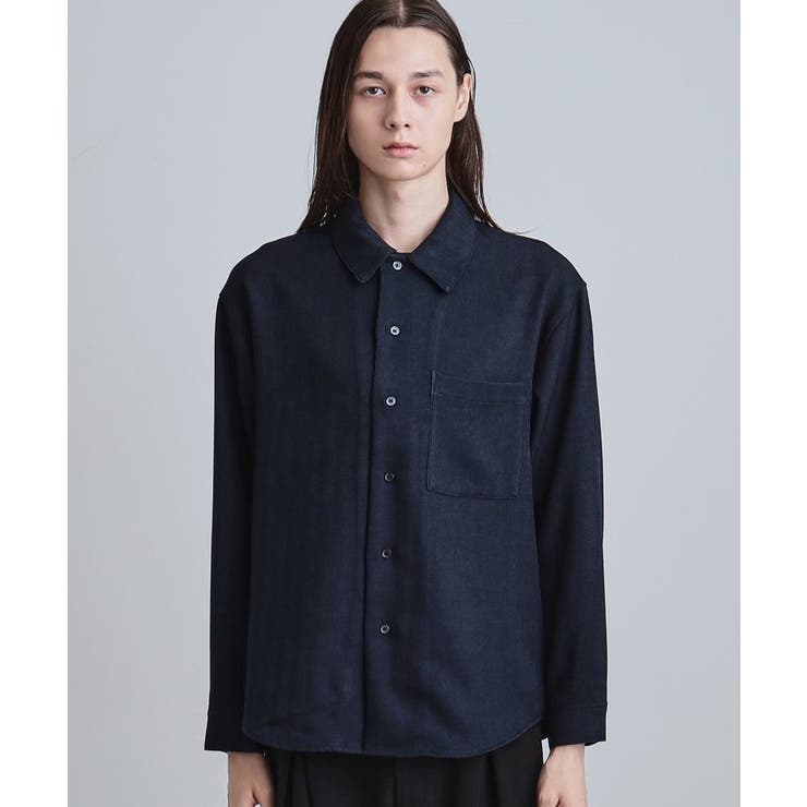 ウール調へリンボンシャツ | tk.TAKEO KIKUCHI | 詳細画像13 