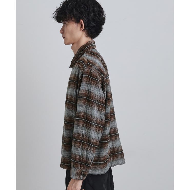 モールチェックZIPシャツ | tk.TAKEO KIKUCHI | 詳細画像16 