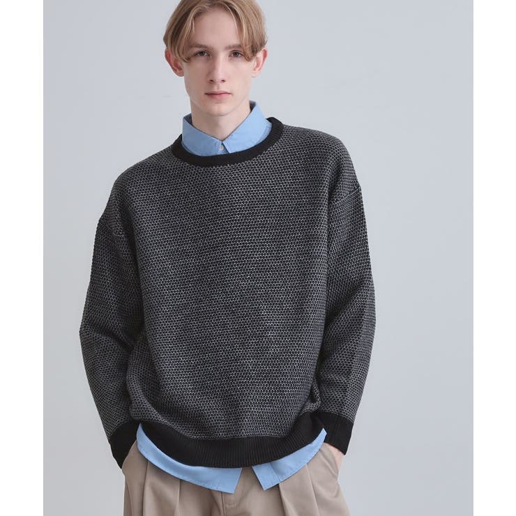 バーズアイライクボーダーニット | tk.TAKEO KIKUCHI | 詳細画像2 