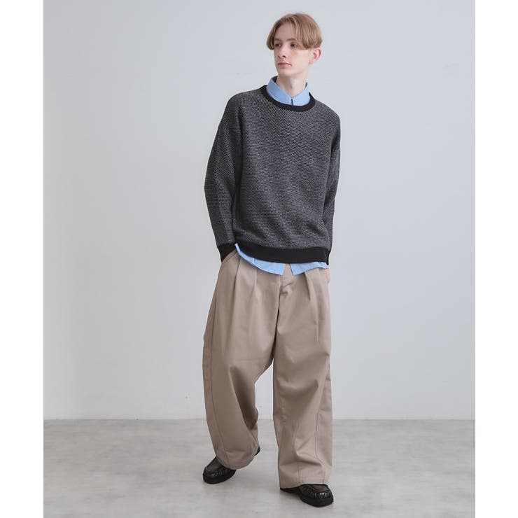 バーズアイライクボーダーニット | tk.TAKEO KIKUCHI | 詳細画像4 