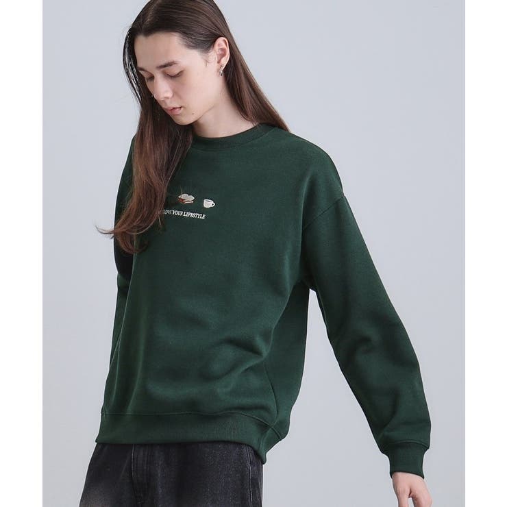 スリーアイテム刺繍スウェット | tk.TAKEO KIKUCHI | 詳細画像9 