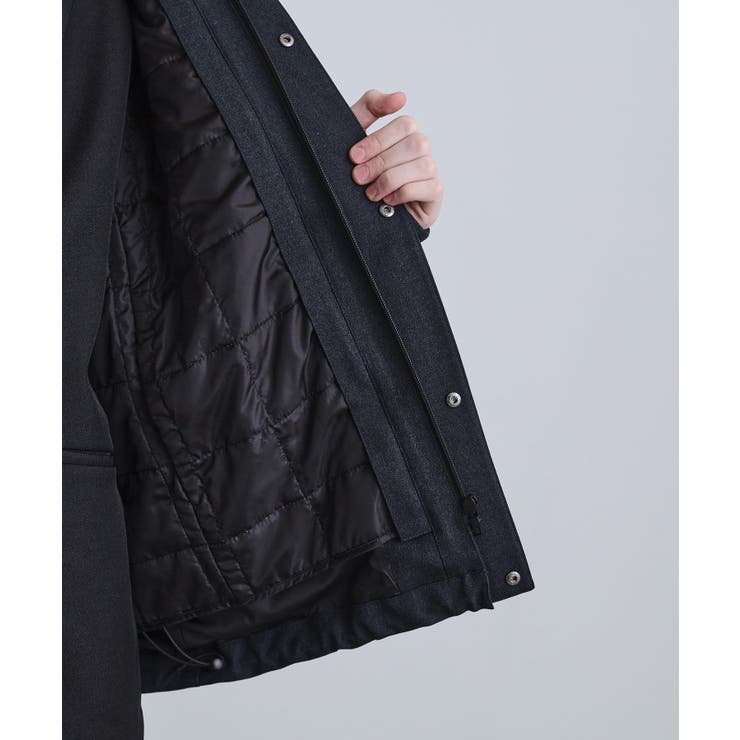 【3WAY】ウール調サキソニーフードブルゾン | tk.TAKEO KIKUCHI | 詳細画像21 