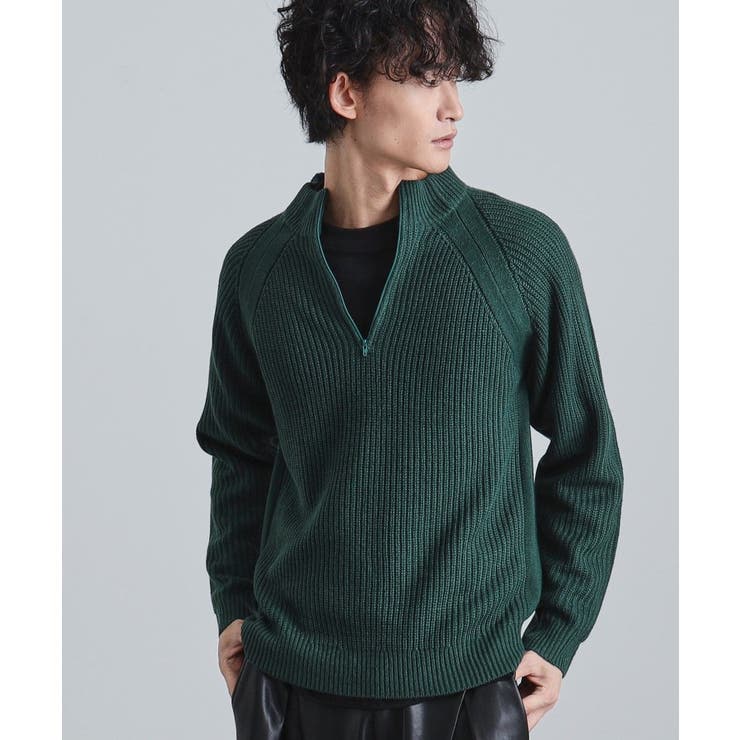 片畦ハーフジップニット | tk.TAKEO KIKUCHI | 詳細画像5 