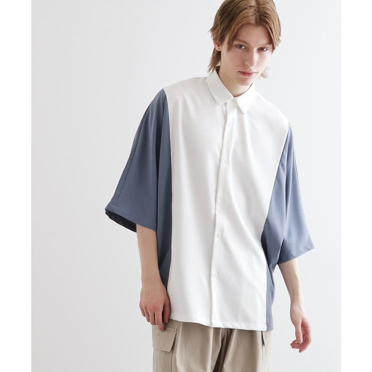 ブルー(592) | アソートドルマンシャツ | tk.TAKEO KIKUCHI