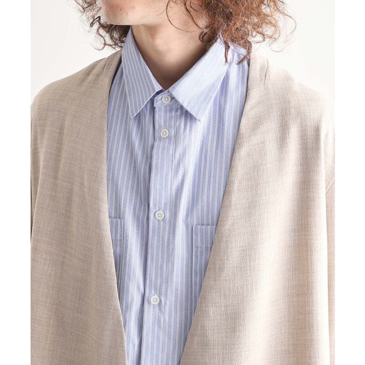 テックキャンバスノーカラージャケット | tk.TAKEO KIKUCHI | 詳細画像16 