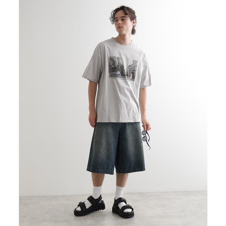 フォトプリント刺繍Tシャツ | tk.TAKEO KIKUCHI | 詳細画像7 