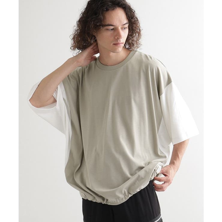 配色ドルマンカットソー | tk.TAKEO KIKUCHI | 詳細画像13 