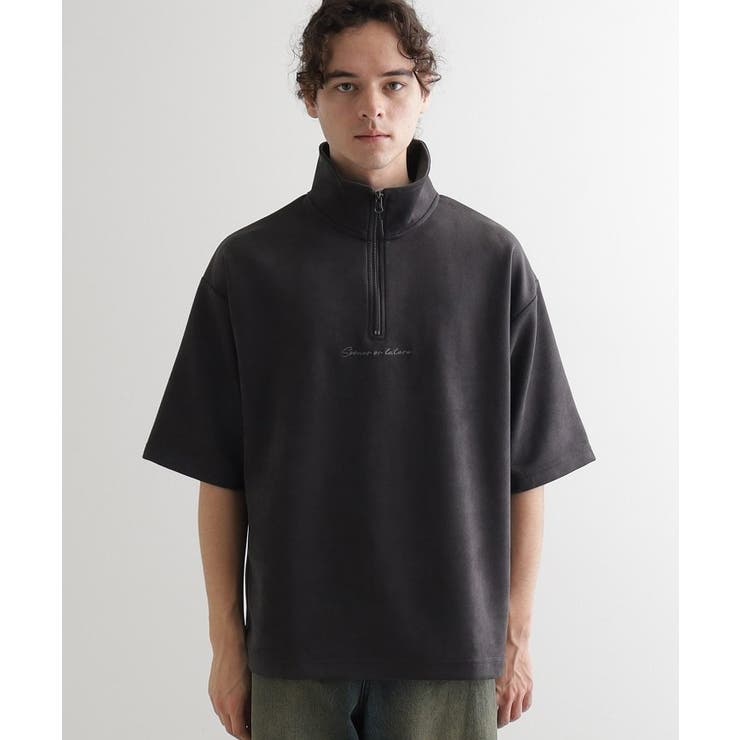 ポンチスエードハーフジップカットソー | tk.TAKEO KIKUCHI | 詳細画像13 