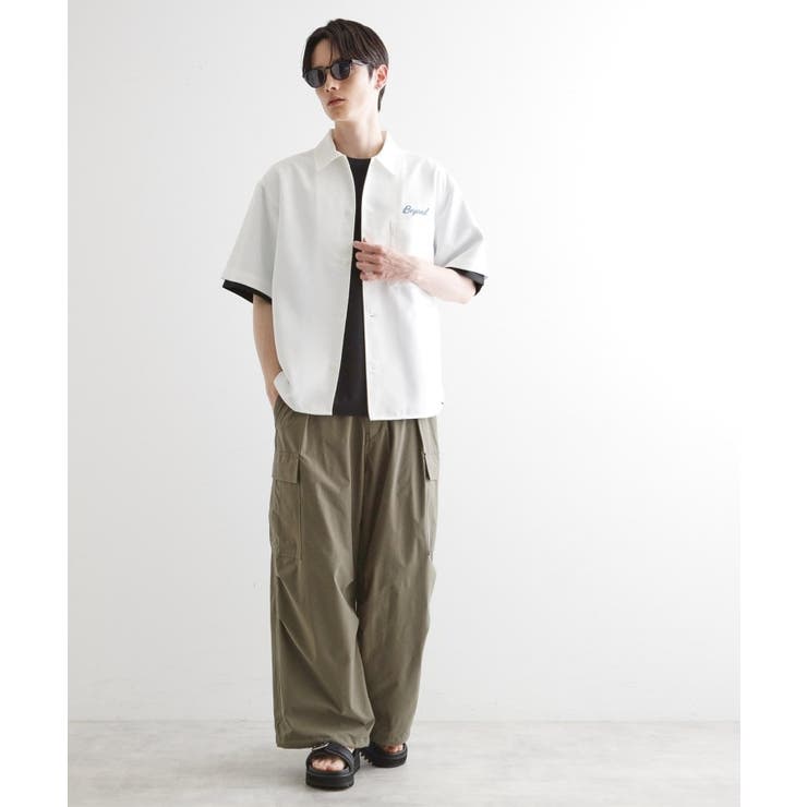 レイヤードバック刺繍シャツ | tk.TAKEO KIKUCHI | 詳細画像2 