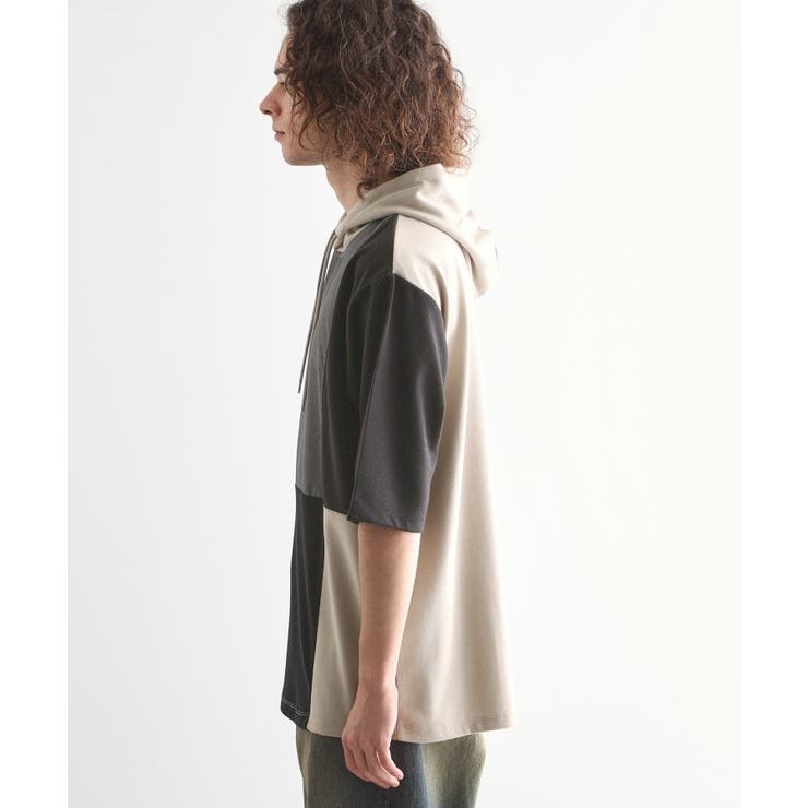 5分袖キリカエポンチフーディ | tk.TAKEO KIKUCHI | 詳細画像14 