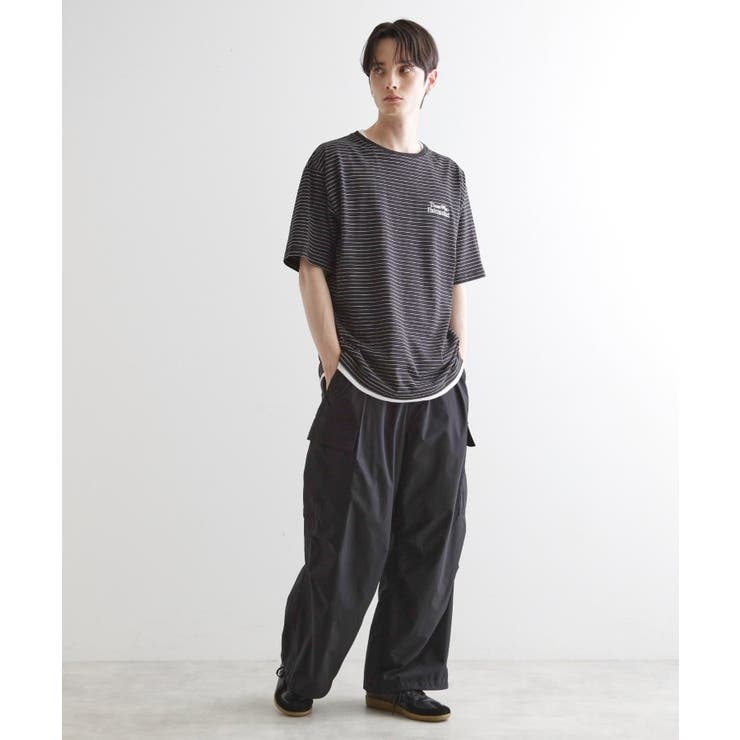 マイクロボーダーフェイクTシャツ | tk.TAKEO KIKUCHI | 詳細画像2 