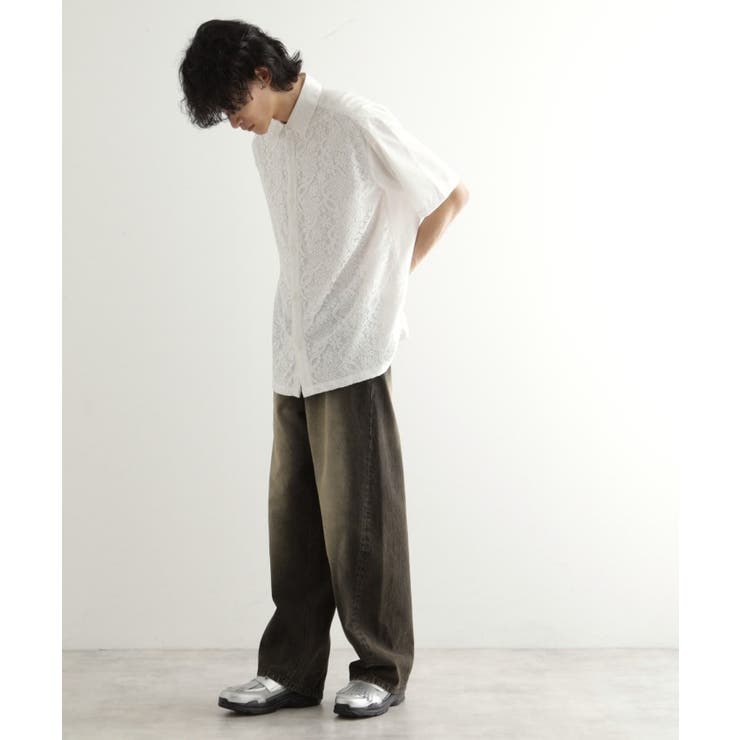 ボタニカルレースシャツ | tk.TAKEO KIKUCHI | 詳細画像3 