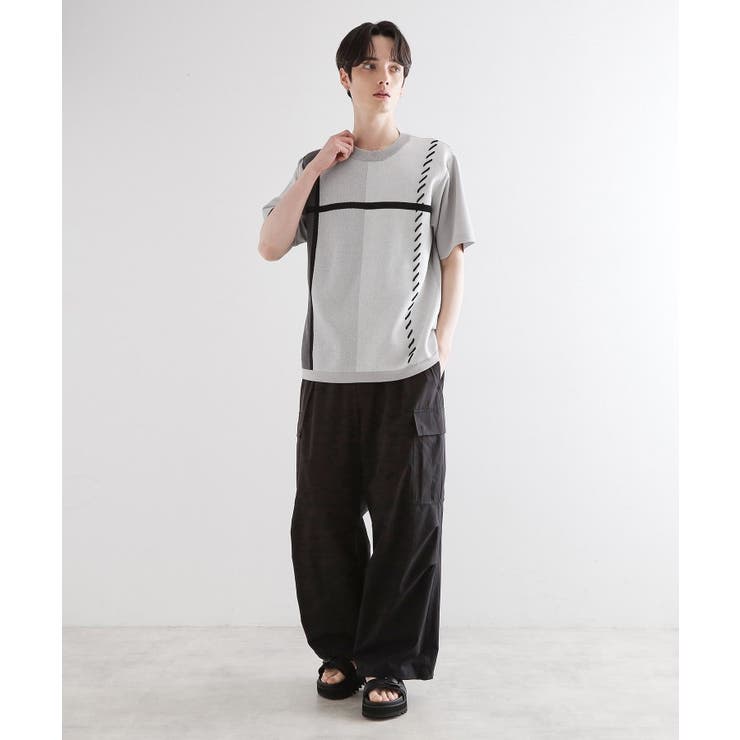 ニットドッキングクロスオーバー | tk.TAKEO KIKUCHI | 詳細画像3 