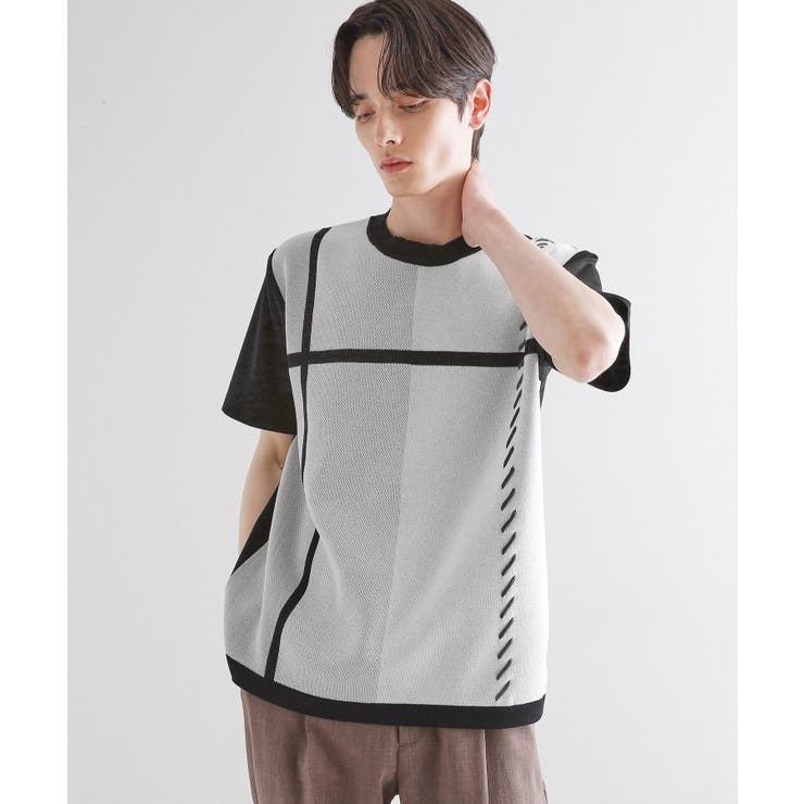 ニットドッキングクロスオーバー | tk.TAKEO KIKUCHI | 詳細画像5 