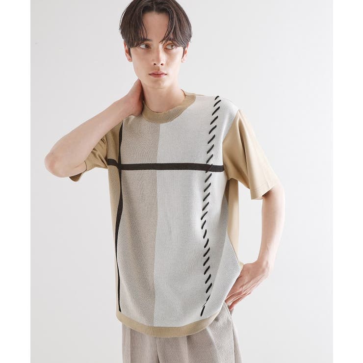 ニットドッキングクロスオーバー | tk.TAKEO KIKUCHI | 詳細画像9 