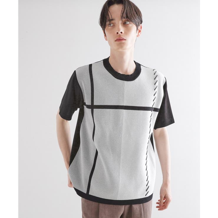 ブラック(019) | ニットドッキングクロスオーバー | tk.TAKEO KIKUCHI