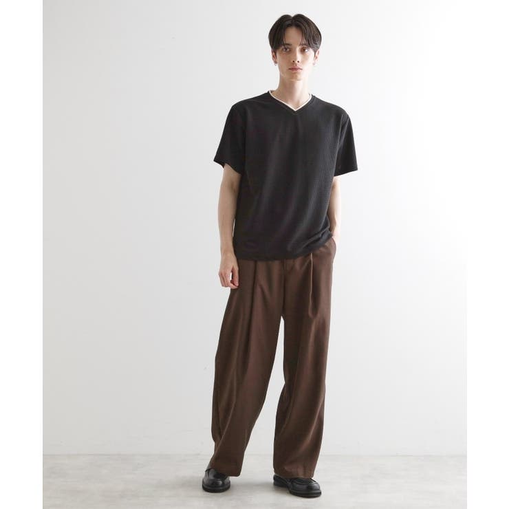 フェイクレイヤードVネックカットソー | tk.TAKEO KIKUCHI | 詳細画像7 