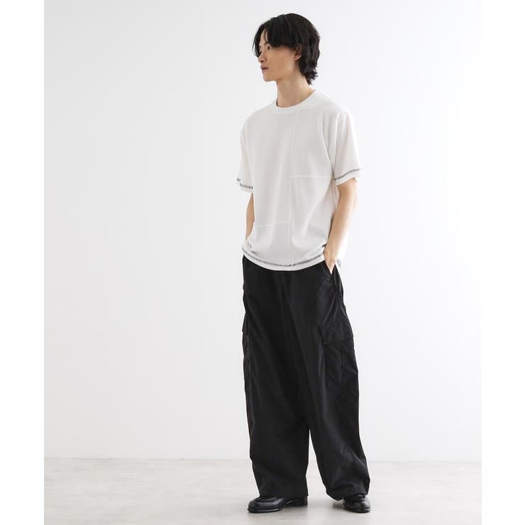 ブラインドステッチ切替カットソー | tk.TAKEO KIKUCHI | 詳細画像2 