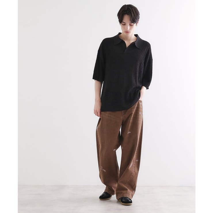 スキッパーニットポロシャツ | tk.TAKEO KIKUCHI | 詳細画像8 