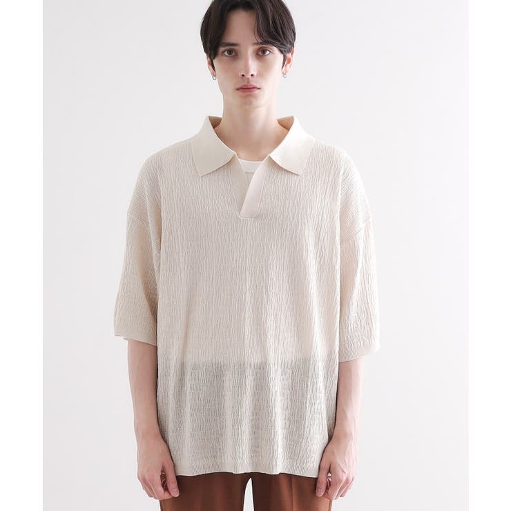 スキッパーニットポロシャツ | tk.TAKEO KIKUCHI | 詳細画像18 