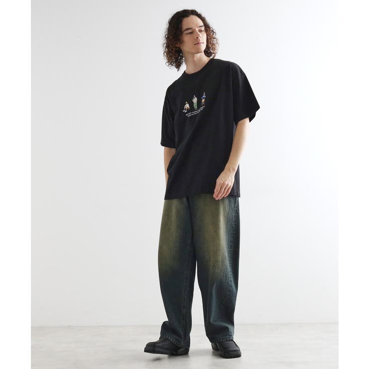 ピープル刺繍Tシャツ | tk.TAKEO KIKUCHI | 詳細画像6 