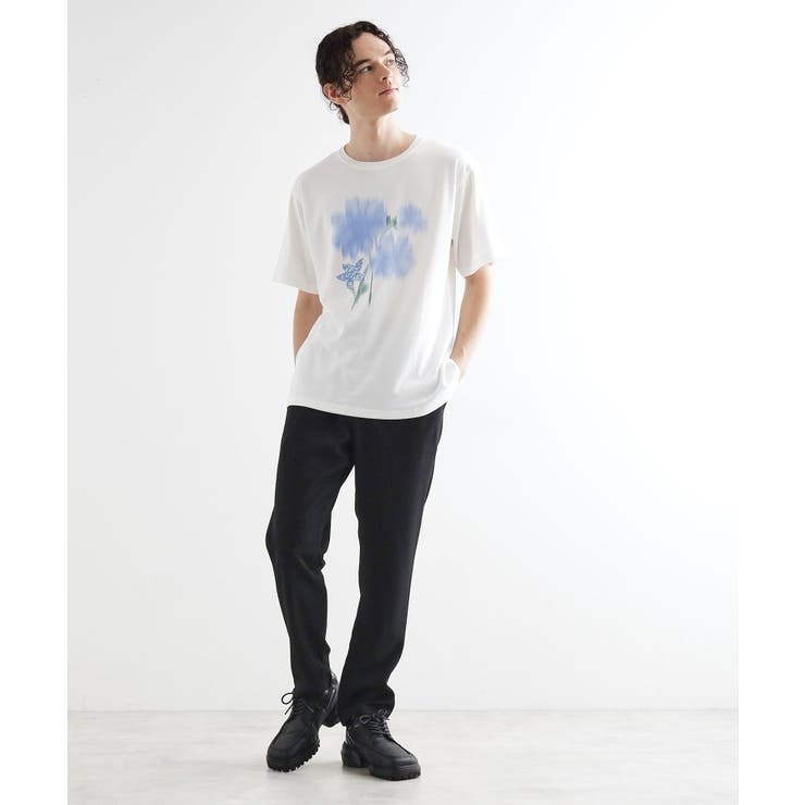 ボカシフラワーTシャツ | tk.TAKEO KIKUCHI | 詳細画像2 